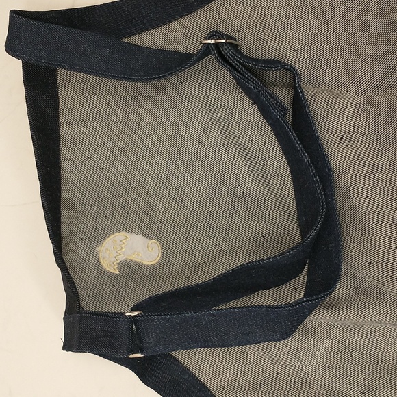 High Quality Denim Apron USA Made Chef Sig w Embroidered Logo Unworn Heavy Duty - Picture 8 of 8